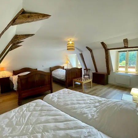 Maison De Caractere Renovee Avec Terrain De Petanque Semesterbostad Saint-Cirgues-de-Jordanne